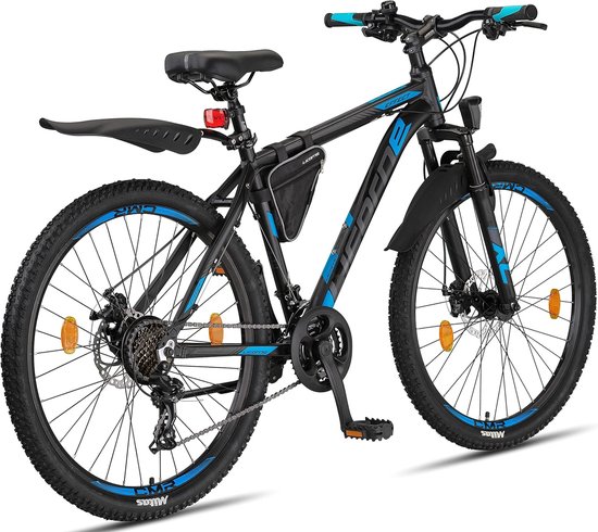 SnelShoppen - Premium Mountainbike Aluminium Schijfrem 21 Versnellingen voor Jongens en Meisjes - Perfect voor Tochten en Dagelijks Gebruik — afbeelding 3