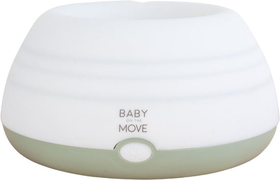 Bébé on the Move - Humidificateur - Humidificateur d'air et veilleuse 2 en 1 - Pliable - Sans fil (rechargeable par USB) - Aspen
