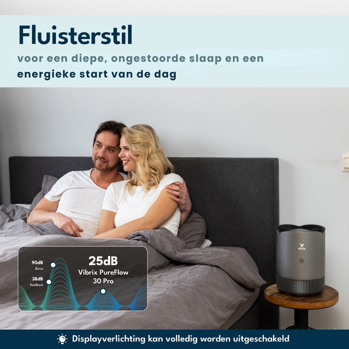 Vibrix PureFlow30 Pro – HEPA H14 Luchtreiniger met App thumbnail 6