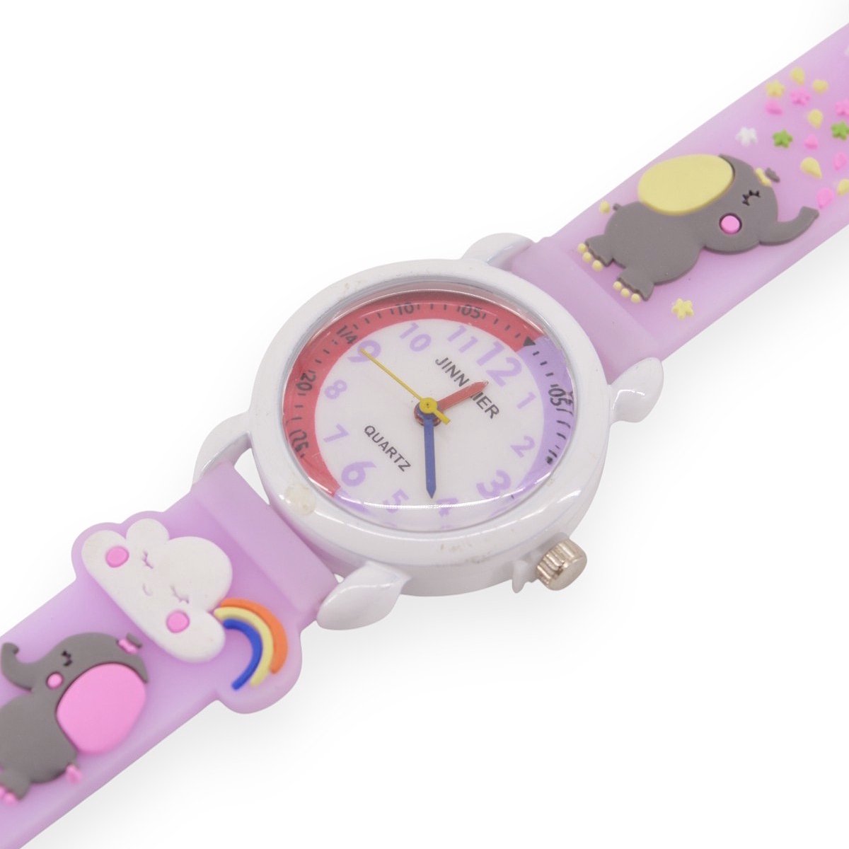 Kinderhorloge - 3D Olifant | Siliconen | Ø 24 mm | Fashion Favorite