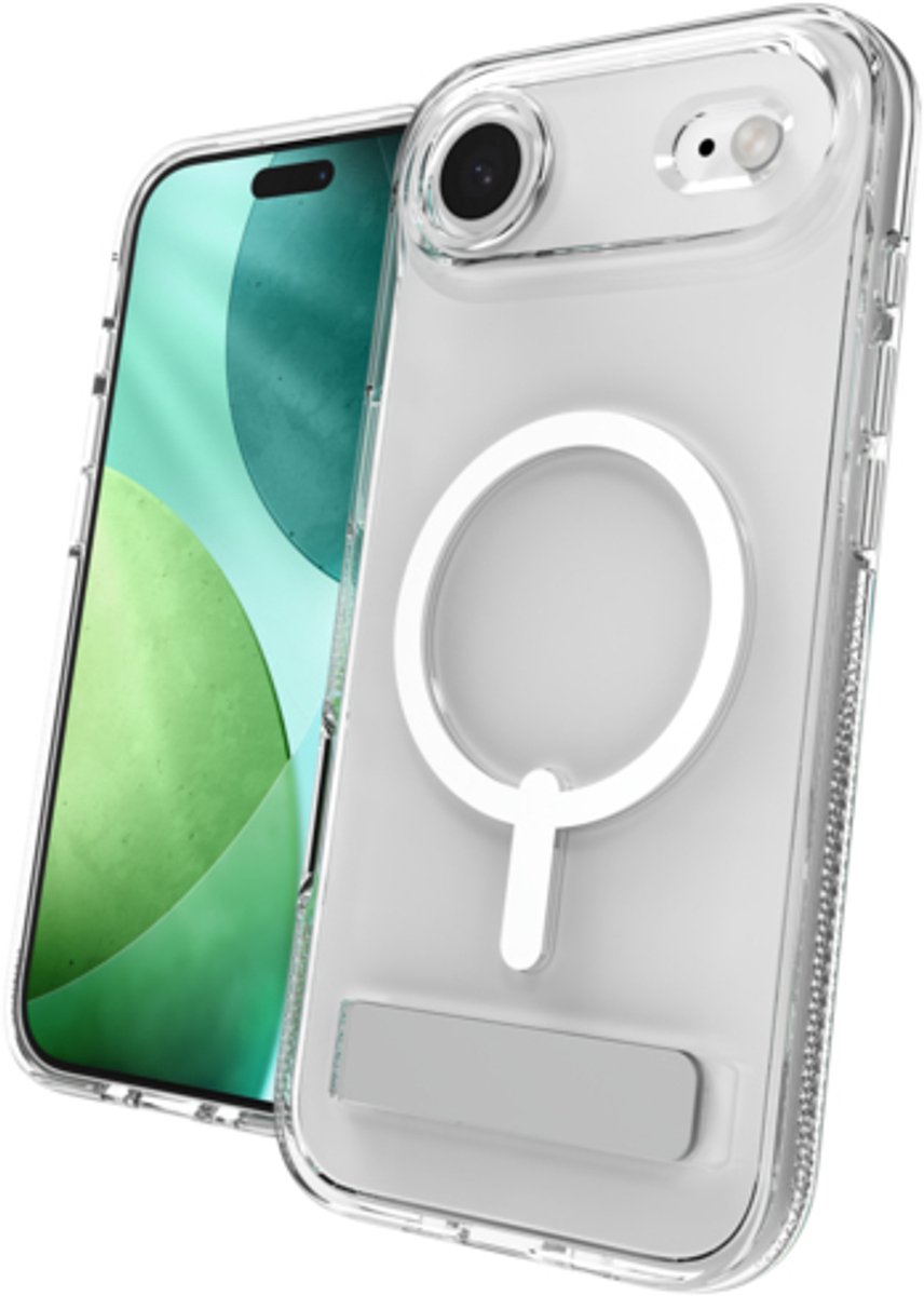Zagg Crystal Palace Snap Magsafe Hoesje Voor Iphone Air Met Standaard