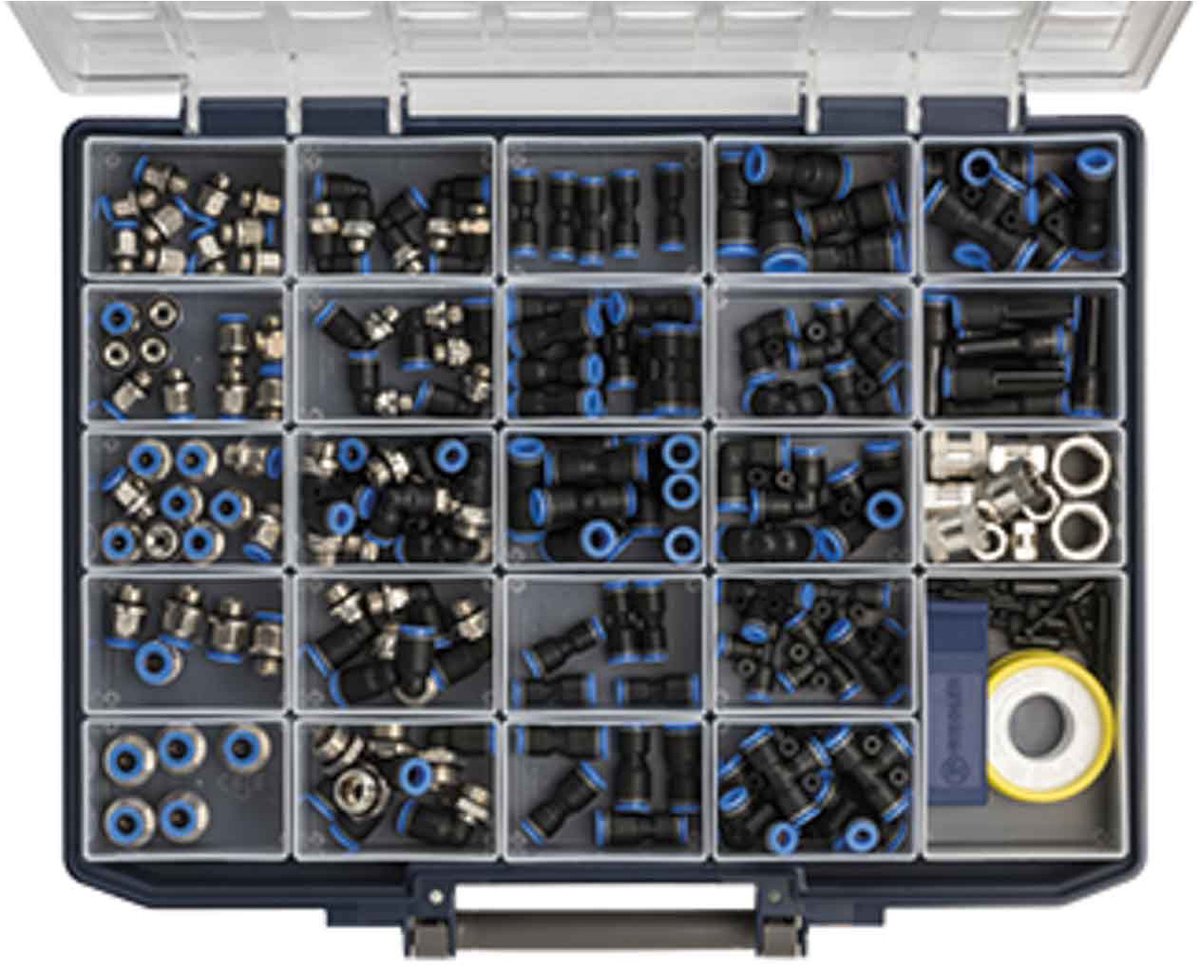 Riegler assortimentsdoos snelkoppelingen blauwe serie - 109907