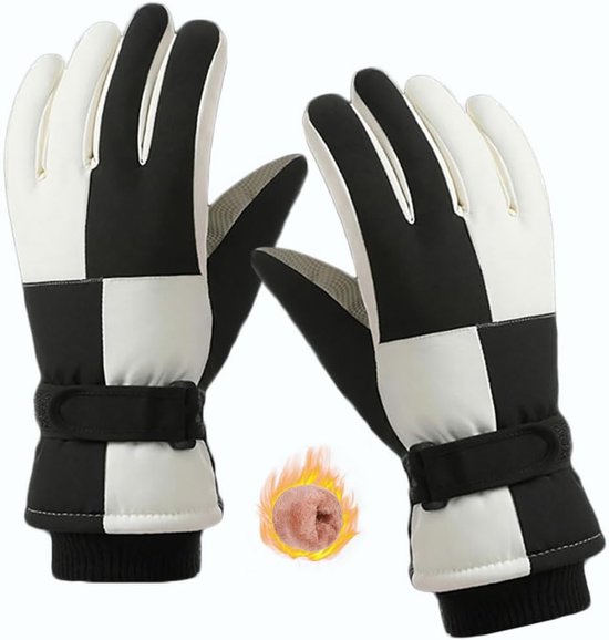 Waterbestendig Sneeuwhandschoenen Voor Heren & Dames - Touchscreen, Wind- En Waterdicht, Verdikt, Voor Skiën & Outdoor Ski Handschoenen