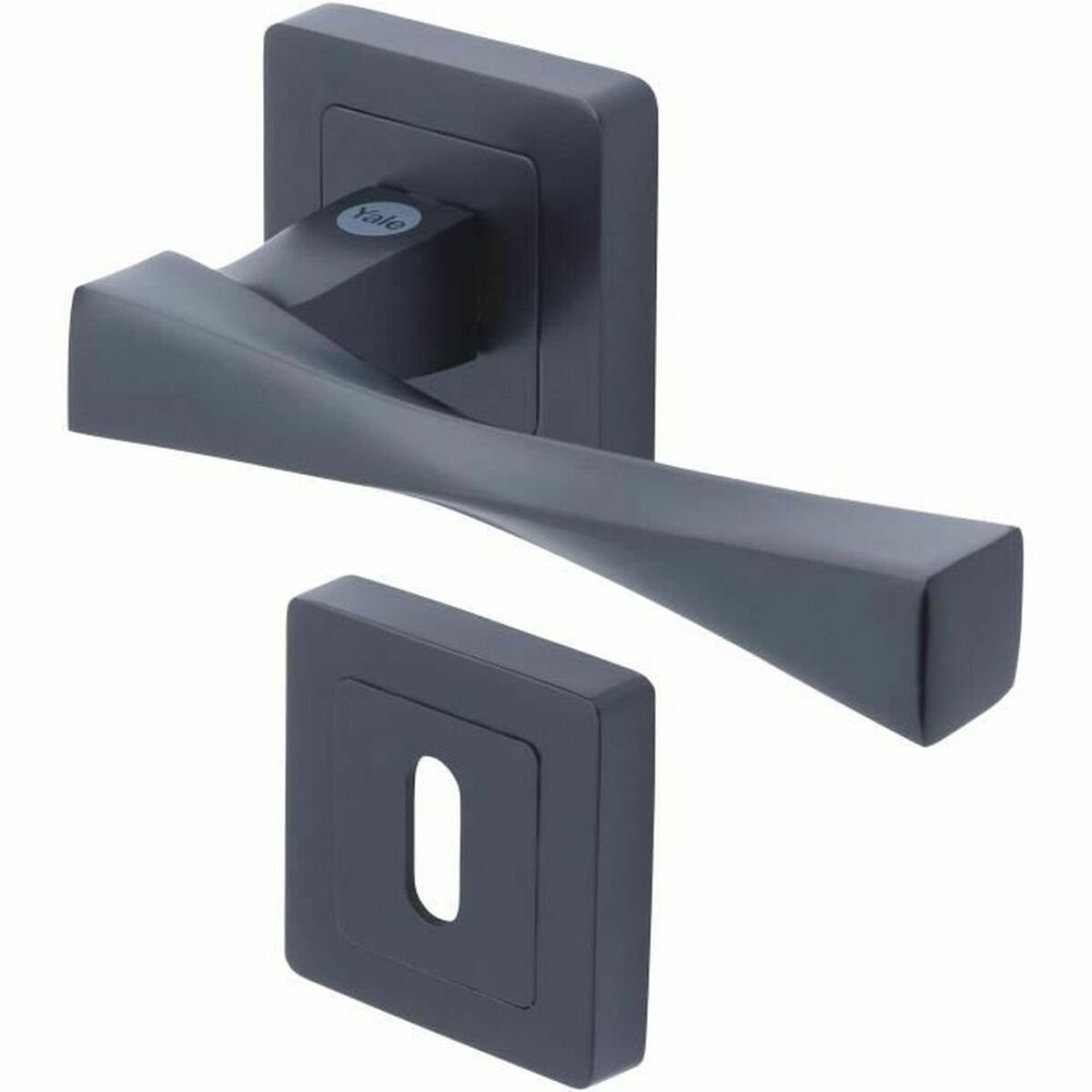 Deurklink Yale YPP7-V-PC Verona Zwart Aluminium