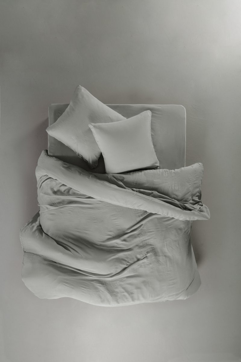 Casilin - Strijkvrij Dekbedovertrek Tencel Satijn - 240x220 - Inclusief 2 Bijhorende Kussenslopen - 2 Persoons - 100% TENCEL™ Lyocel - Sage Green