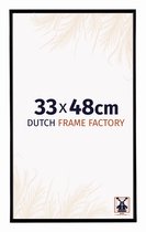 Cadre photo 33x48 cm - Plastique - Noir Zwart - Easy