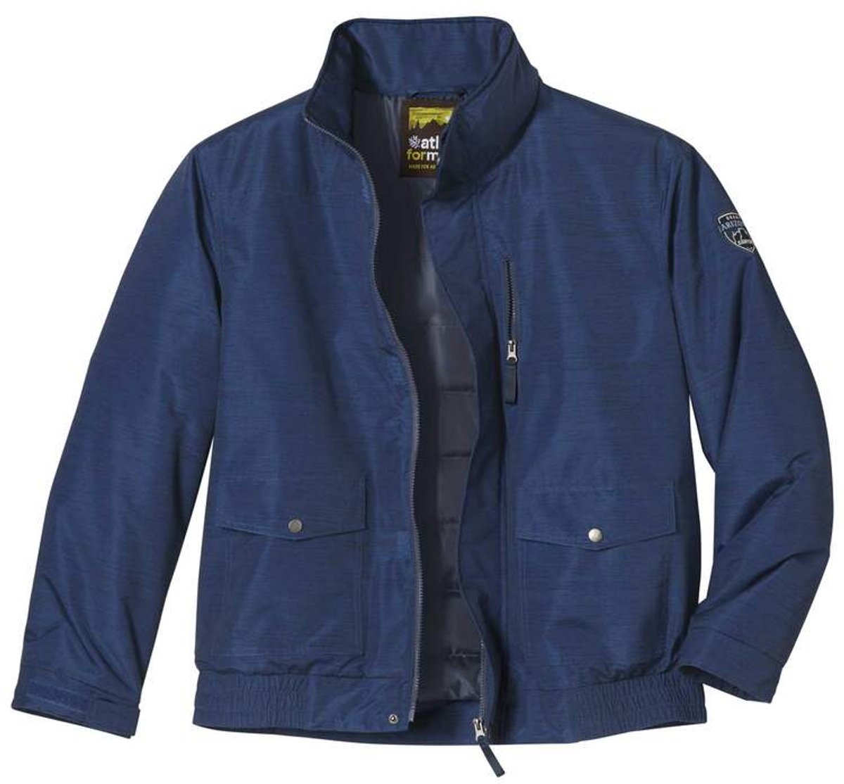 ATLAS FOR MEN - Gewatteerd microvezel jack - Heren - Verkrijgbaar in grote maten - 5XL
