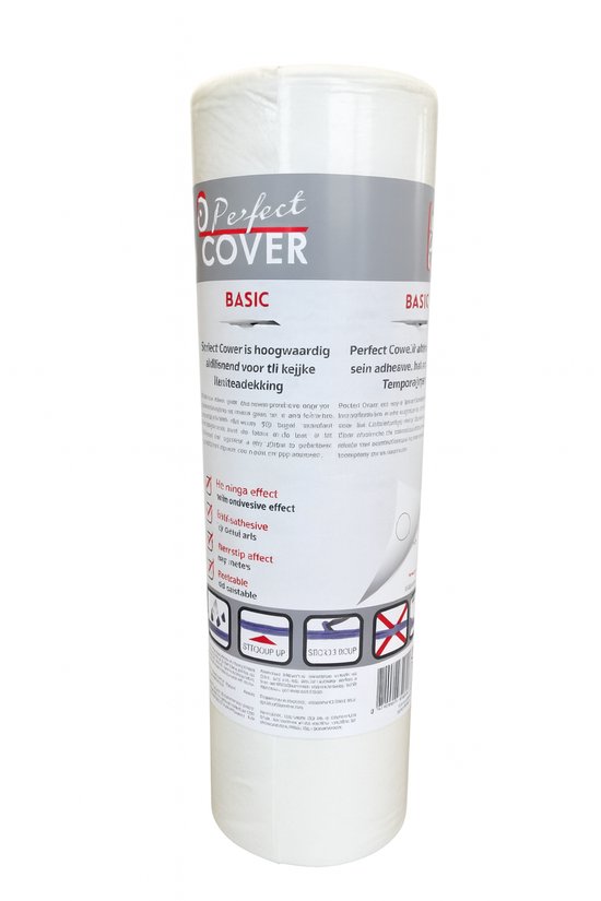 Perfect Cover® Super Zelfklevend Afdekvlies - Vloerbescherming voor alle Oppervlakken - Professionele Stucloper & Afdekfolie - 65 cm x 25 m