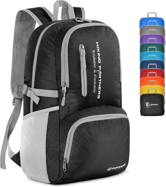ZOMAKE Opvouwbare Wandelrugzak 35L – Lichtgewicht, Waterdicht En Veelzijdig, Voor Heren En Dames, Ideaal Voor Kamperen En Reizen