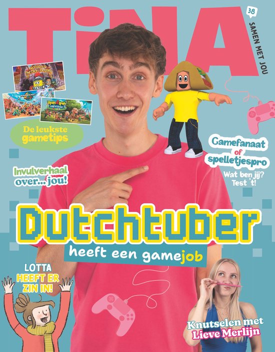 Tina Magazine Nr. 38-2025 - Tijdschrift met Dutchtuber - JOB - Tijdschriften - Tijdschrift - Magazine