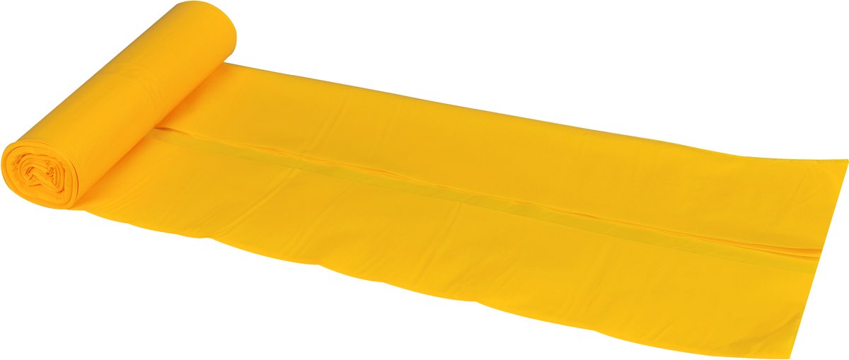 Afvalzakken 55x103x0.032 - 24x10 stuks - Geel - LDPE