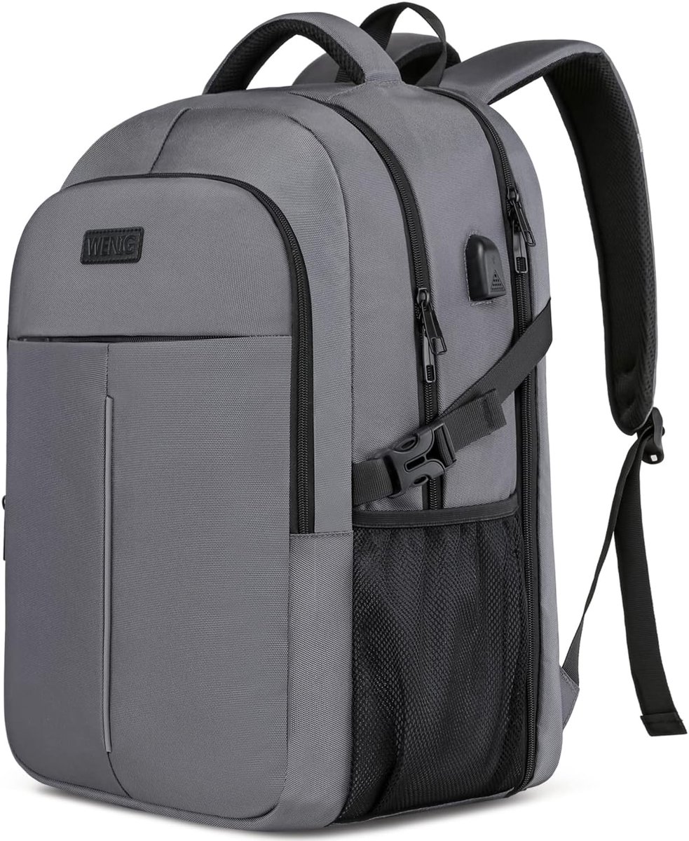 Laptoptas 17 inch met USB-aansluiting voor school en werk
