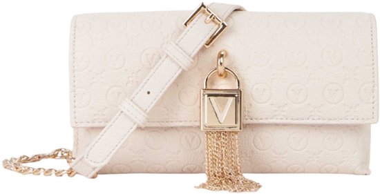 VALENTINO sac de soirée sac à épaule bandoulière Emy Re Pochette Ecru écru