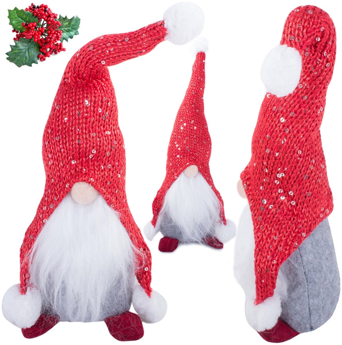 Kerst Kabouter - Gnoom Kabouter - 30 cm