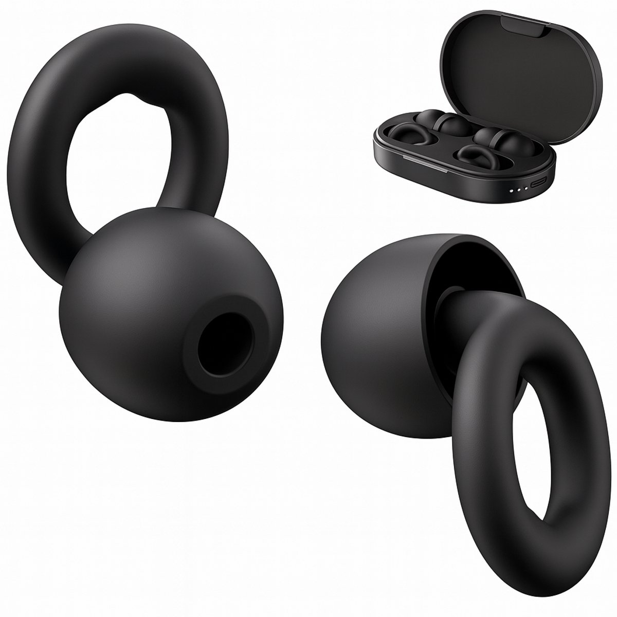 Oordoppen Slapen - Anti Snurk Earplugs - Geluidsdemping tot -26 dB - Herbruikbare Gehoorbescherming - Set van 8 dopjes