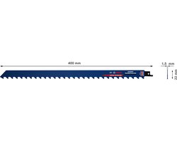 Bosch Expert Serie - Reciprozaagblad - Carbide - Beton - 400mm