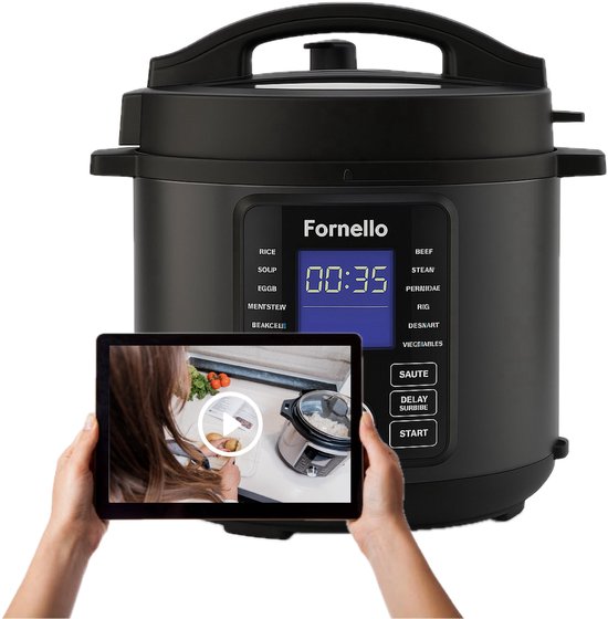 Fornello Multicooker - Rice Cooker - Slowcooker - Pressure Cooker