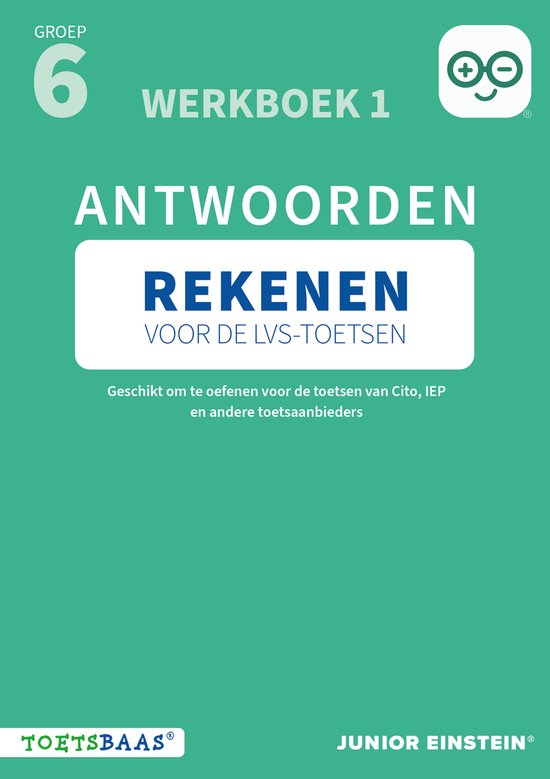 Deel 1 1 - Rekenen voor de LVS-toetsen - Groep 6 - Antwoorde ... - cover