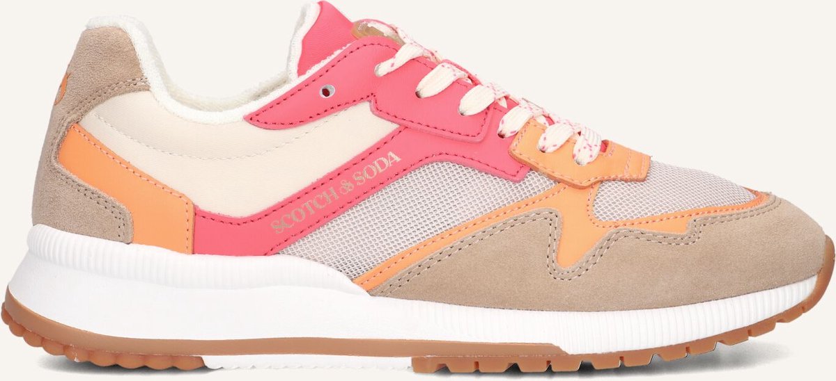 Scotch & Soda Vivi Sneakers Dames - Leren Sneaker - Multi - Maat 37