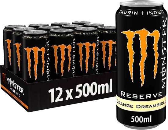 Foto: Monster reserve 12x 500 ml orange