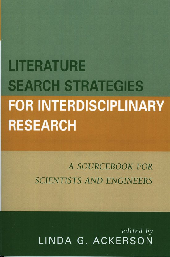 Literature Search Strategies for Interdisciplinary Research - cover