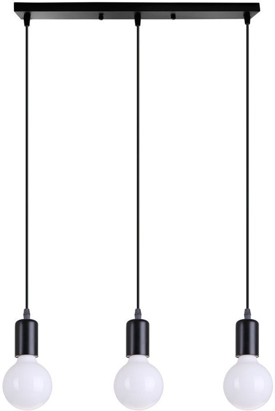 Lampophanging E27 met schroefring, lampophanging, wit, met 150 cm kabel, E27, hanglamp, lamphouder voor lampenkap, metalen lamphouder voor hanglamp, keuken, woonkamer, restaurant (wit