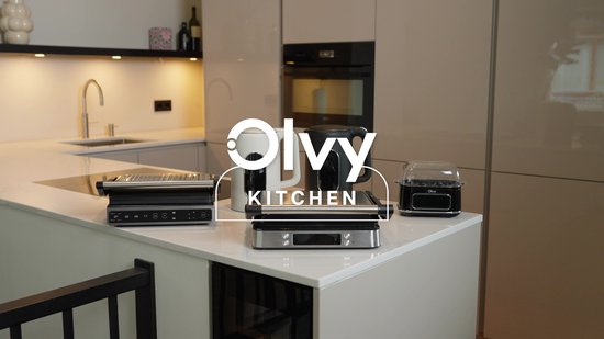 Olvy Smart Eierkoker - LCD-Display - Met Timer - 6 Eieren - Elektrisch - Incl. Maatbeker - Vaatwasserbestendig