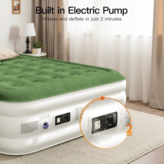 Zelfopblazend Luchtbed 1 Persoon - Comfortabel en Compact voor Camping en Thuis — afbeelding 2