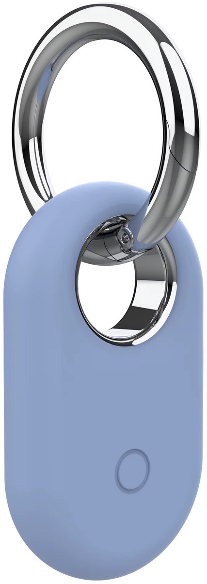 Samsung SmartTag 2 Siliconen Sleutelhanger – Sky Blue – Beschermhoes Sleutelhouder – Premium Cover – Tracker Niet Inbegrepen