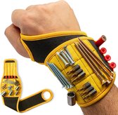 Deze magnetische polsband is voorzien van superstevige magneten