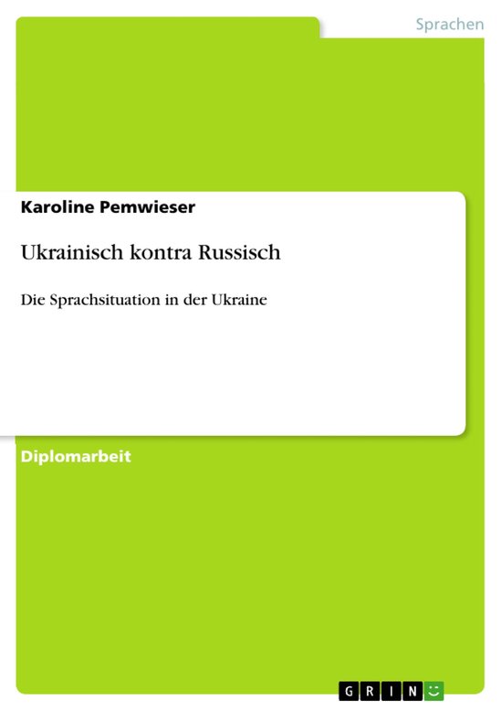 Ukrainisch kontra Russisch - cover