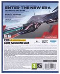 Cover van de F1 2022 game voor PS5, met een raceauto en circuit op de achtergrond.