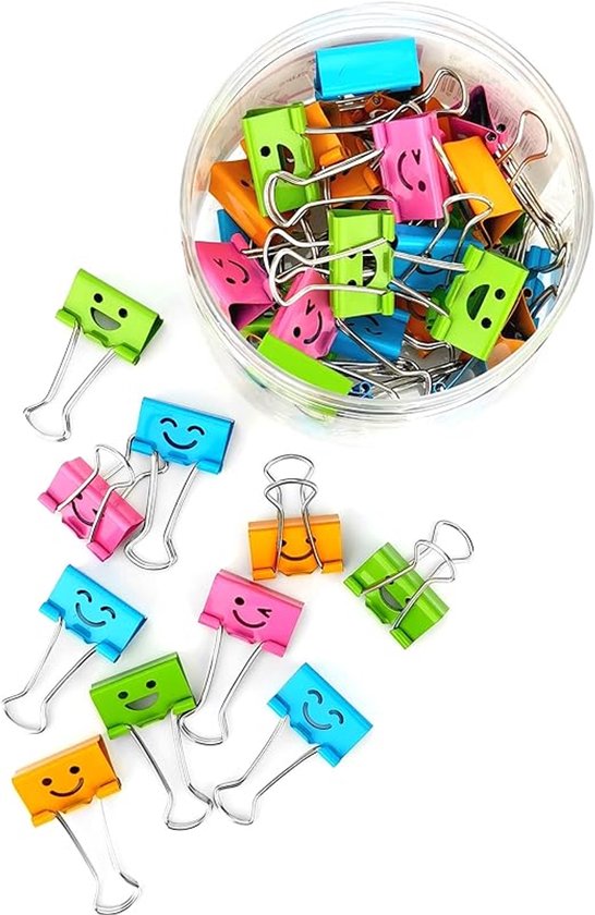 Foldback Klemclips Groot 60mm - 6 Stuks Zwart - Extra Grote Bulldog Paperclips