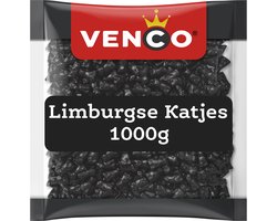 Venco - limburgse katjes - zoete drop - 1000g