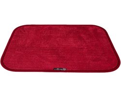 Aladino Il Tappeto Magico – Antislip Deurmat 65 x 100 cm – Bordeaux – Ultra-absorberend Microvezel – Wasbaar – 3 mm – Made in Italy