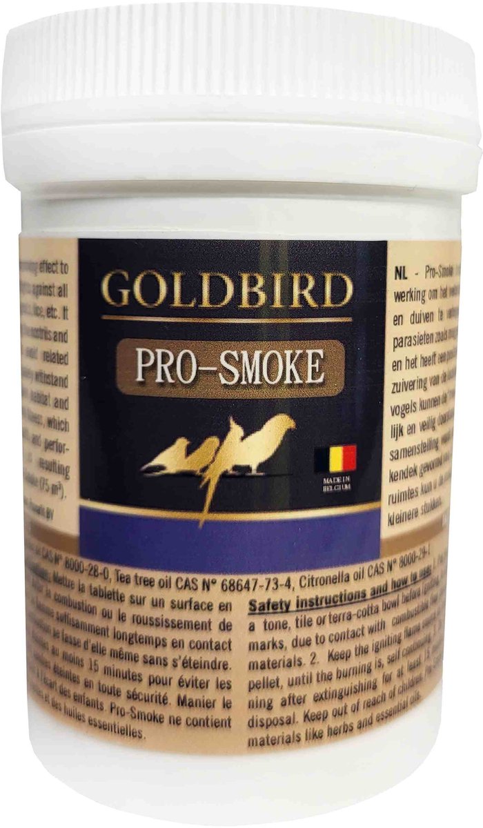 Goldbird Pro Smoke 3 tabletten - voor gebruik bij vogels - rooktabletten