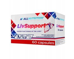 ALLNUTRITION| LIVSUPPORT – Lever Supplement | 60 capsules | Ondersteuning & Detox voor Gezonde Leverfunctie | 60 capsules