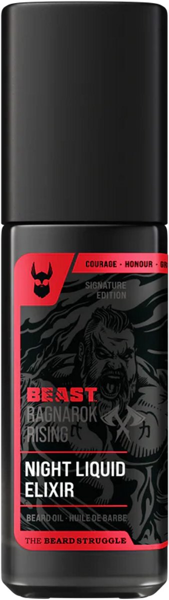 The Beard Struggle Night Liquid Tonic Beard Oil - Beast Collection - Ragnarok Rising