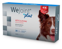 WePharm WeJoint PLUS Medium Breed - 30 tabletten - Ondersteuning Voor De Gewrichten Voor Middelgrote Honden - Natuurlijk Supplement