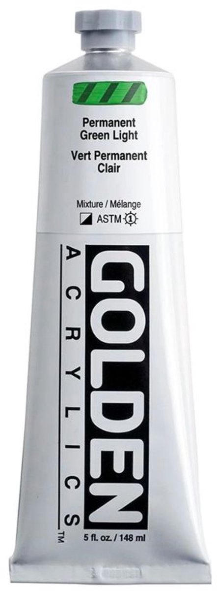 Golden Heavy Body Acrylverf Permanentgroen Licht 148 ml