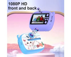 Kinderen Camera - Kids Mini Print Camera - Instant Camera voor Kinderen - 1080P -