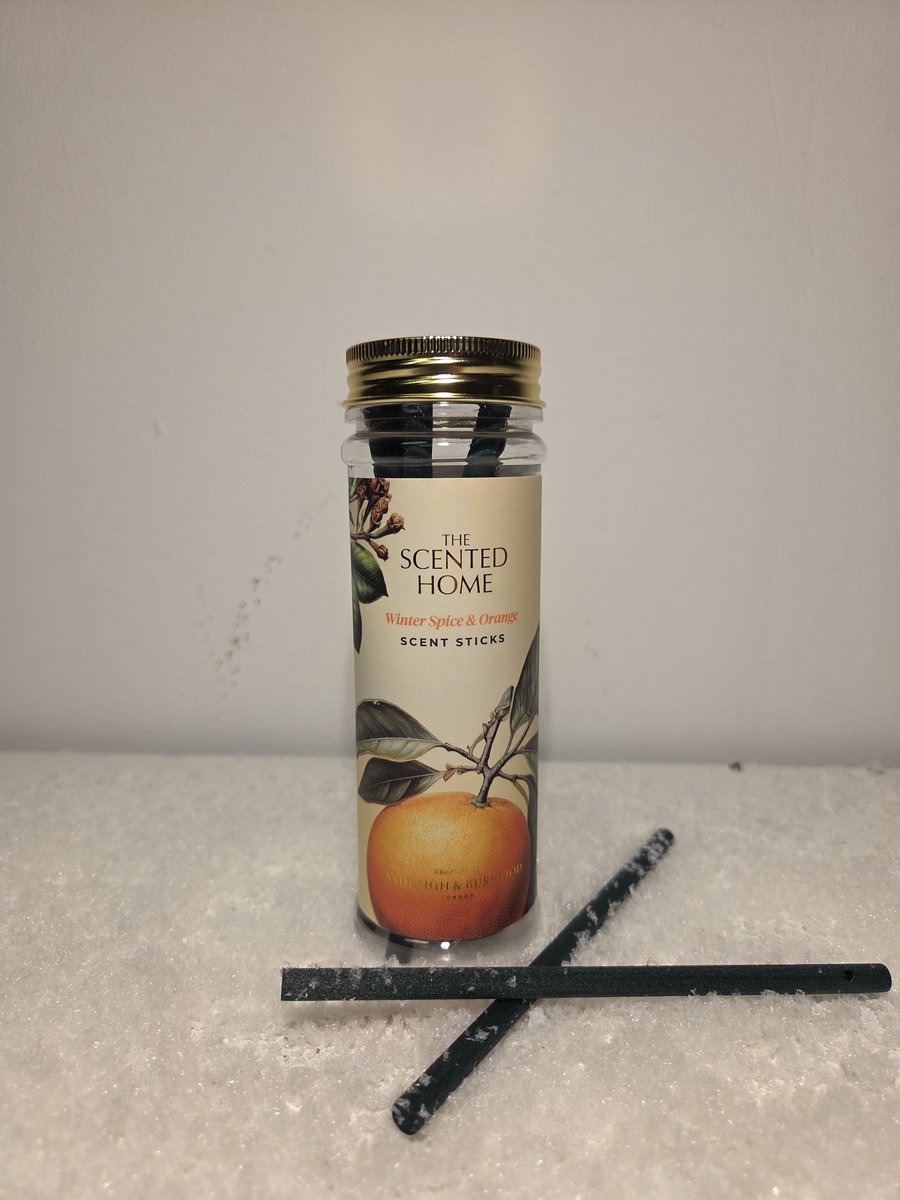 Ashleigh & Burwood Winter Spice & Orange Scent Sticks 6 stuks + haakjes