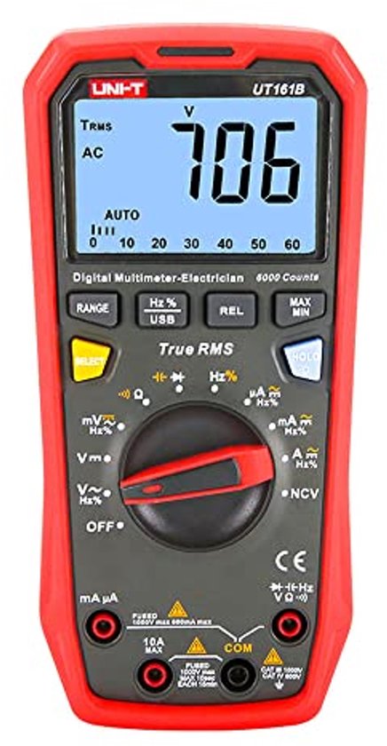 Professionele Smart Digital Multimeter Tot 1000V AC/DC - True RMS ...