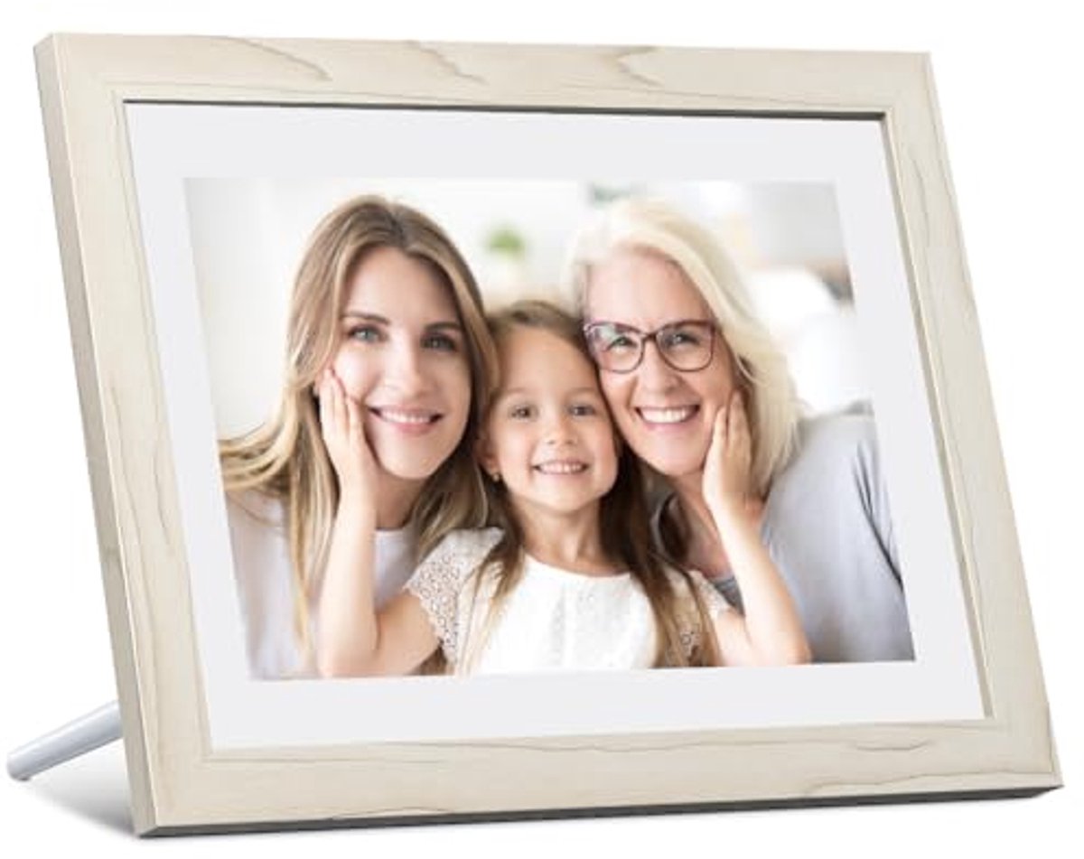 Digitale Fotolijst 10 inch WiFi Met IPS Touchscreen en HD Weergave