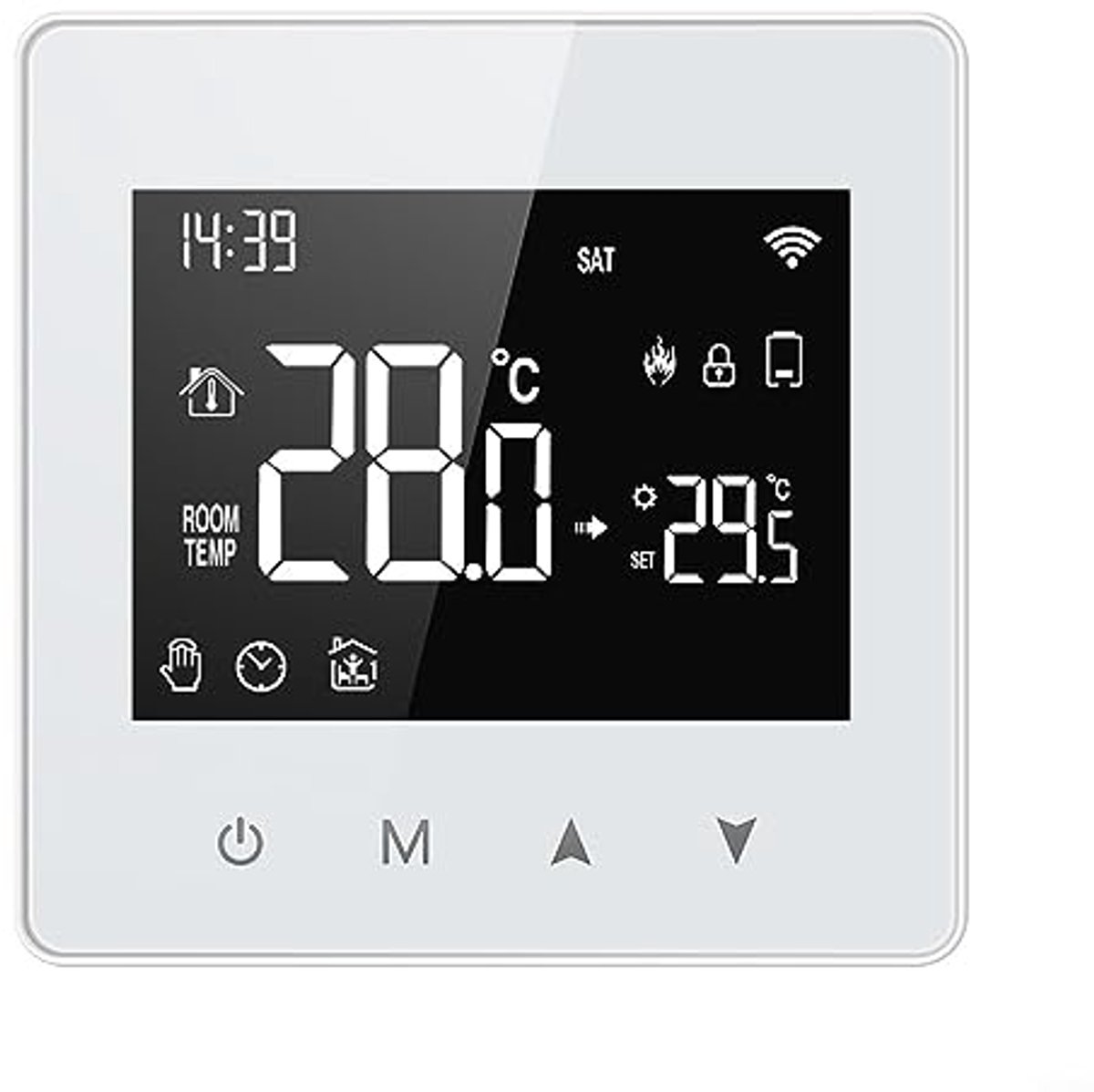 Programmeermodule Thermostaat voor TUYA ZigBee met LCD Scherm en Afstandsbediening