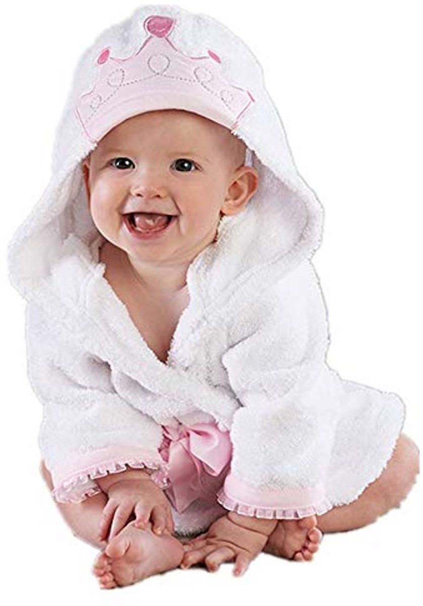 Hooded Badjas voor Baby Meisjes - Ultra Absorberend en Zacht