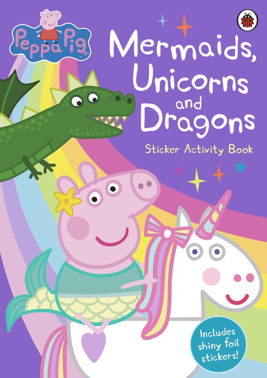 Foto: Peppa pig mermaids unicorns and dragons sticker activity book