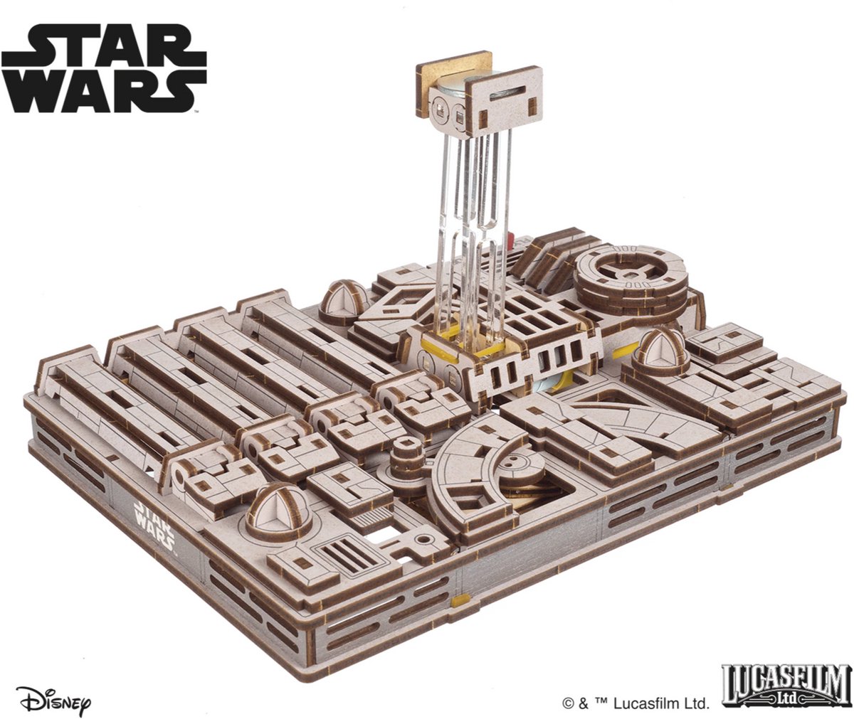UGEARS 3D Modelbouw - Luke Skywalker's X-Wing Starfighter - Star Wars - Mechanisch Bouwpakket Hout - Educatief Speelgoed — afbeelding 2