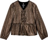 WE Fashion Meisjes T-shirt met metallic look