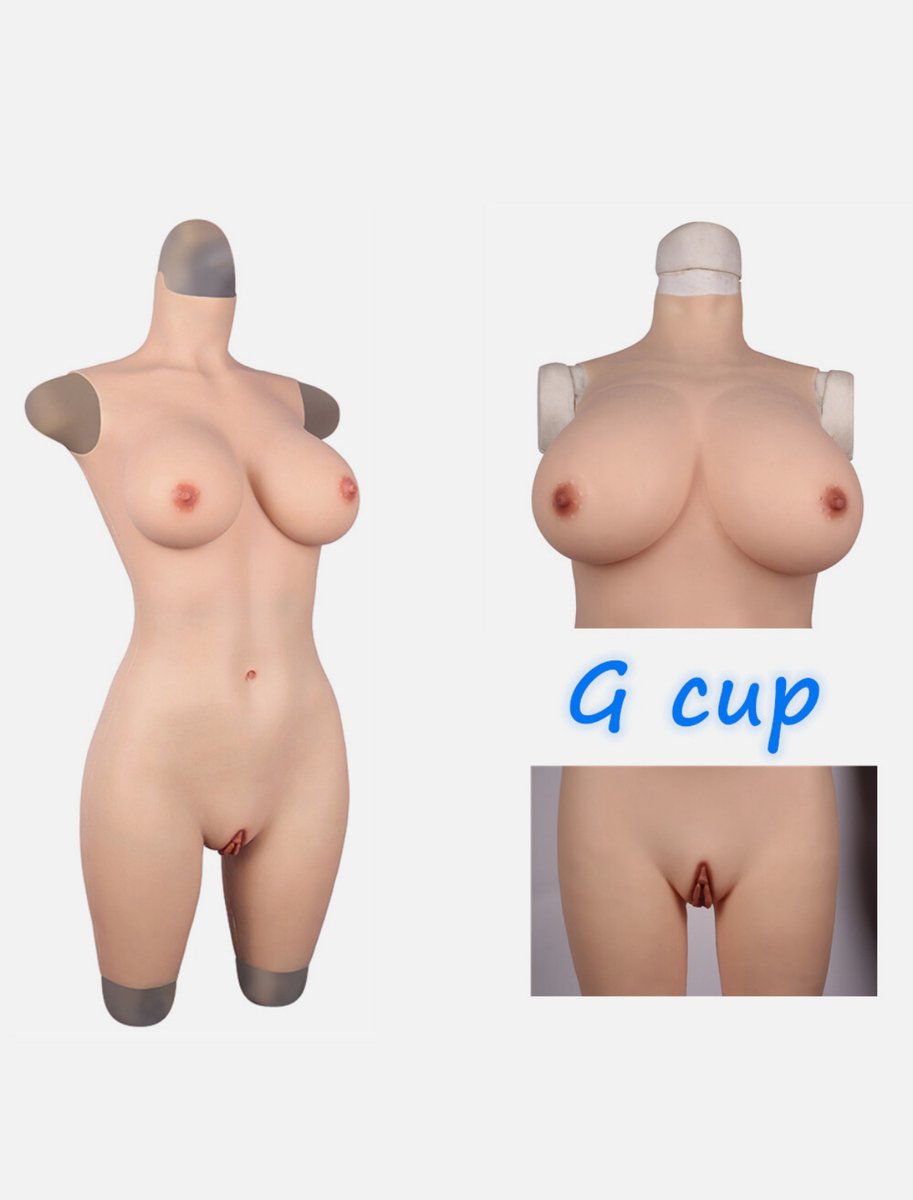 Siliconen bodysuit-Cup G-Siliconen Borsten-100% siliconen-Crossdresser-Travestie